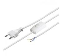 Goobay Cable Alimentacion con Interruptor Tipo C 1.5 m Blanco