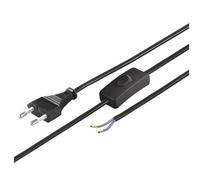 Goobay Cable Alimentacion con Interruptor Tipo C 1.5 m Negro