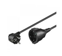 Goobay Cable de Alimentacion Alargador Schuko 3m Negro