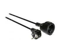Goobay Cable de Alimentacion Alargador Schuko Macho a Hembra 2m Negro