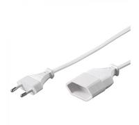 NK 113 W - Cable alargador para enchufe europeo (conectores macho y hembra)