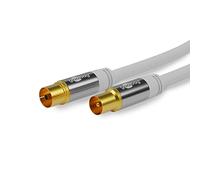 GOOBAY 70317 - Cable de conexión de antena (IEC) (tipo 135 dB) 4x apanta