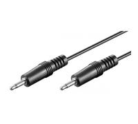 Goobay Cable de Audio Jack 3.5mm Macho/Macho 1.5m Negro