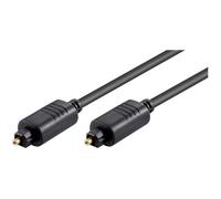 Goobay Cable de Audio Óptico Toslink Macho/Macho 2m Negro