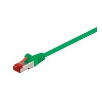 Goobay Cable de conexión CAT 6 de 1,5 m, S/FTP (PiMF), verde