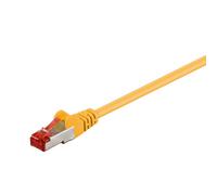 Goobay Cable de conexión CAT 6 de 2 m, S/FTP (PiMF), amarillo