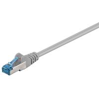 Goobay Cable de conexión CAT 6A, S/FTP (PiMF), gris 1m