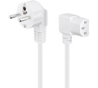 Goobay cable de conexión de red en ángulo a ambos lados para conecta