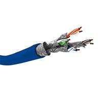 goobay Cable de red LAN CAT 7A 50 m, S/FTP, conductor de cobre AWG 22/1, LSZH, doble apantallado, compatible con PoE/PoE+, para redes domésticas y profesionales, 75715