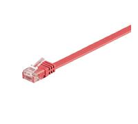Goobay Cable de Red Plano RJ45 UTP Cat.6 1m Rojo