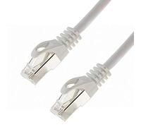 Goobay - Cable de Red S/FTP PIMF (Cat. Cable de Red Gigabit Ethernet LAN DSL CAT7 (10 m), Color Blanco