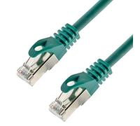 Goobay - Cable de Red SFTP PIMF (Cat. Cable de Red Gigabit Ethernet LAN DSL CAT7 para Internet y Datos (10 m), Color Verde