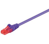 Goobay - cable de red utp con conectores rj45 (cat. 6, 7 m), color mor