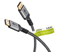 Cable DisplayPort Goobay 75686 3 m Ultra Ancho de Banda 16K Chapado Oro