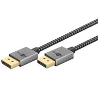 Goobay cable displayport 2.1 ultrafino de 1m, 8k@120hz, 4k@240hz, 40 g