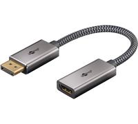 Goobay cable displayport textil ? adaptador displayport a hdmi ? d