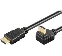 Goobay Cable HDMI de alta velocidad con Ethernet, galvanizado 3m Enchufe HDMI™ (tipo A) > Enchufe HDMI™ (tipo A) 270°