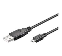 Goobay USB micro-B 500, 5m Micro-USB B USB A Macho Macho Negro - Cable USB (5m, 5 m, Micro-USB B, USB A, Macho/Macho, Negro)