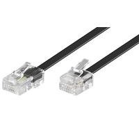 Goobay - cable modular de conexión (4 pines, conector 8p4c macho 6p4c