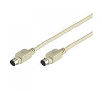 Goobay Cable PS/2 Mini DIN 6pin Macho/Macho 5m Beige