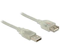Goobay - Cable USB (1 m), Color Transparente