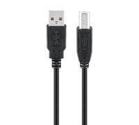 Goobay Cable USB 2.0 de alta velocidad, 1,8 m - hasta 480 Mbit/s, negro