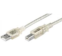 Goobay Cable USB 2.0 Hi-Speed 1,8 m, transparente Conector USB 2.0 (tipo A) > Conector USB 2.0 (tipo B)