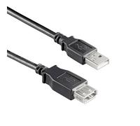 Goobay Cable USB 2.0 Macho/Hembra 30cm Negro