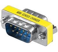 Goobay CAK ADAP D-SUB9 M/M gender changer 9 pin - Adaptador para cable (9 pin, 9 pin, Male connector / Male connector)
