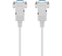 Goobay cak d-sub 200 9f/9f 2m 9-pin 9 pines - adaptador para cable (9-