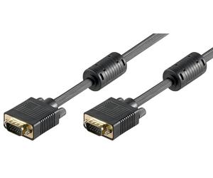 Goobay CAK SVGA XGA 1500 15M/15M 15m cable VGA VGA (D-Sub) - Cables VGA (15 m, VGA (D-Sub), VGA (D-Sub), Macho/Macho)