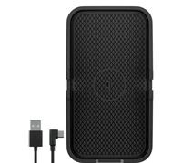 Goobay Cargador inalámbrico para coche 60471, estación de carga Qi de 15 W/cargador inalámbrico de 15 W, estación de carga inductiva para coche/cargador de inducción con soporte para teléfono móvil