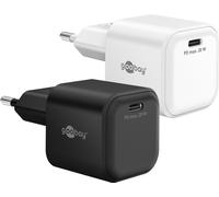 Goobay cargador rápido usb-c gan nano 20w ? power delivery, negro,