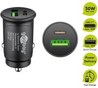 Goobay cargador rápido USB-C™ PD (Power Delivery) dual USB para coche