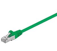 Goobay Cat 5FTP PL - Cable de Red (Cat. 5e, 2 Conectores Macho RJ45, apantallado) Verde 20 m