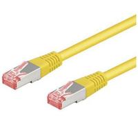 goobay Cat 6-025 LC SSTP PIMF 0.25m - Cable de Red (0,25 m, RJ-45, RJ-45, Amarillo)