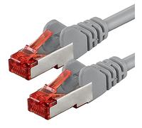 Goobay CAT 6-100 LC SSTP PIMF 1.0m Gris 1m - Cable de red (1 m, Gris)