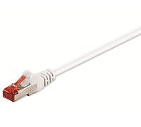 Goobay CAT 6-100 SSTP PIMF 1.0m Blanco 1m - Cable de red (1 m, Blanco)