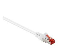 Goobay CAT 6-1000 SSTP PIMF 10.0m - Cable de red (10 m, RJ-45, RJ-45, Blanco)