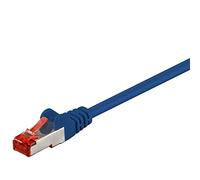 Goobay CAT 6-1000 SSTP PIMF Blue 10m Azul - Cable de red (10 m, RJ-45, RJ-45, Azul)