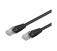 Goobay cat 6-1000 utp black 10m - cable de red (10 m, rj-45, rj-45, ne