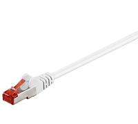 Goobay Cat 6-1500 SSTP PIMF 15.0m - Cable de Red (15 m, Blanco)