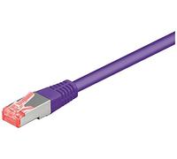 Goobay Cat 6-1500 SSTP PIMF 15.0m Púrpura 15m - Cable de Red (15 m, Púrpura)