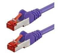 Goobay CAT 6-300 SSTP PIMF 3.0m Púrpura 3m - Cable de red (3 m, RJ-45, RJ-45, Púrpura)
