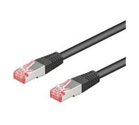 Goobay cat 6-5000 sstp pimf black 50m 50m negro - cable de red (50 m,