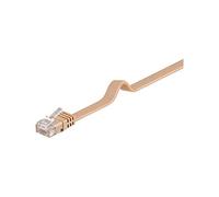 Goobay Cat6 UTP 1m - Cable de red (1 m, Cat6, U/UTP (UTP), RJ-45, RJ-45, Brown)