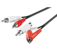Goobay AVK 214-150 1.5m cable de audio 1,5 m 2 x RCA - Cables de audio (2 x RCA, 1,5 m)
