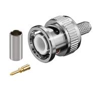 Goobay Conector BNC para Cable RG 58 Plata