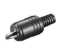 Goobay Conector para Altavoz Macho Negro