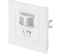 goobay Detector de Movimiento para Interiores, IP20, Montaje en Pared, ángulo de detección de 160°, Sensor PIR, Interruptor de luz con Detector de Movimiento, Blanco - 79603